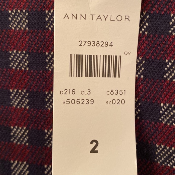 Ann Taylor Sleeveless Plaid Dress NWT - Picture 5 of 6